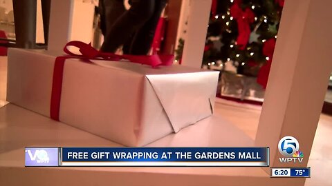 Free gift wrapping at the Gardens Mall