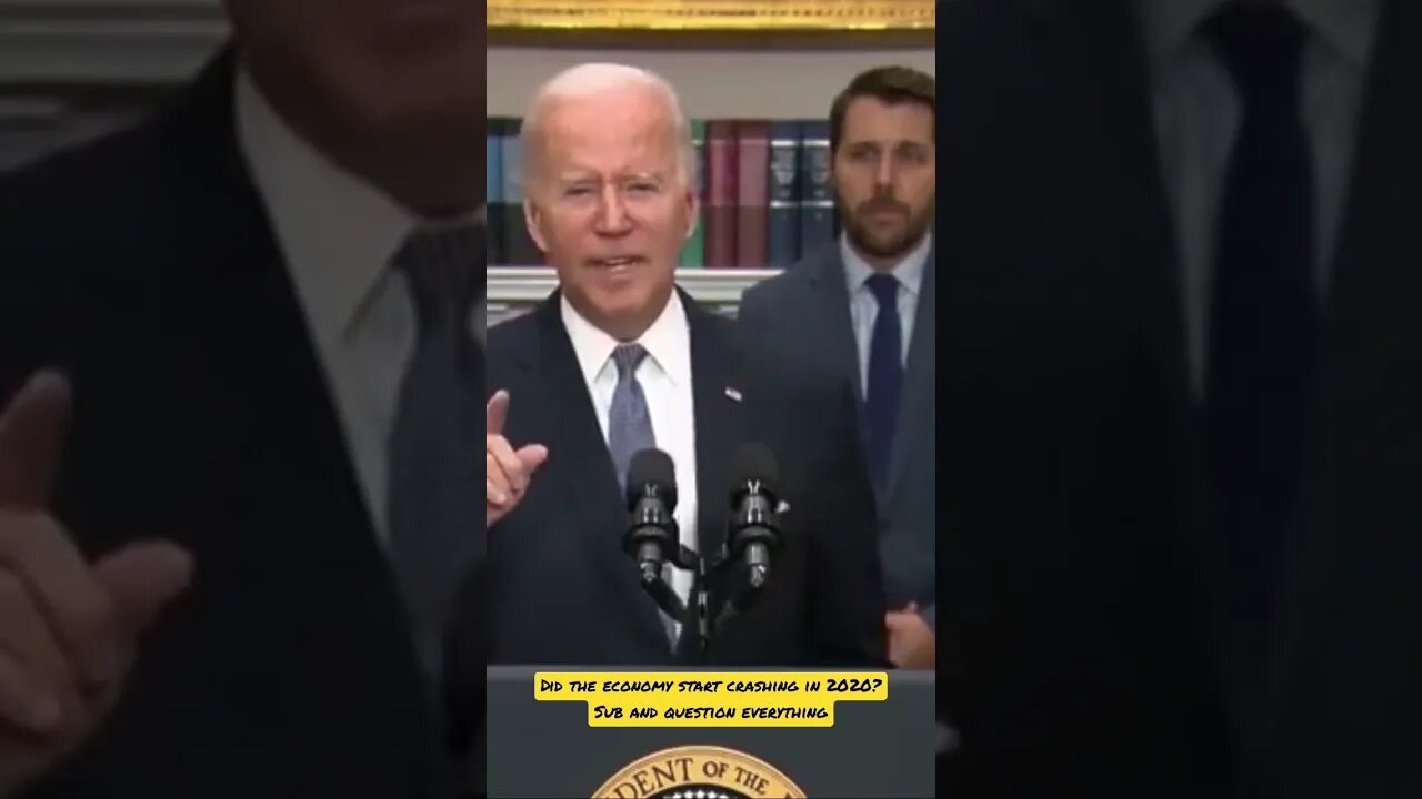 “President” Biden stated that the economy will crash if the Republicans take over next year