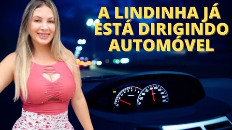 CANAL 1 NA TELA ALINE FUCHTER JÁ ESTÁ SAINDO DE AUTOMÓVEL SOZINHA, IMAGENS DE BONS MOMENTOS VIVIDOS