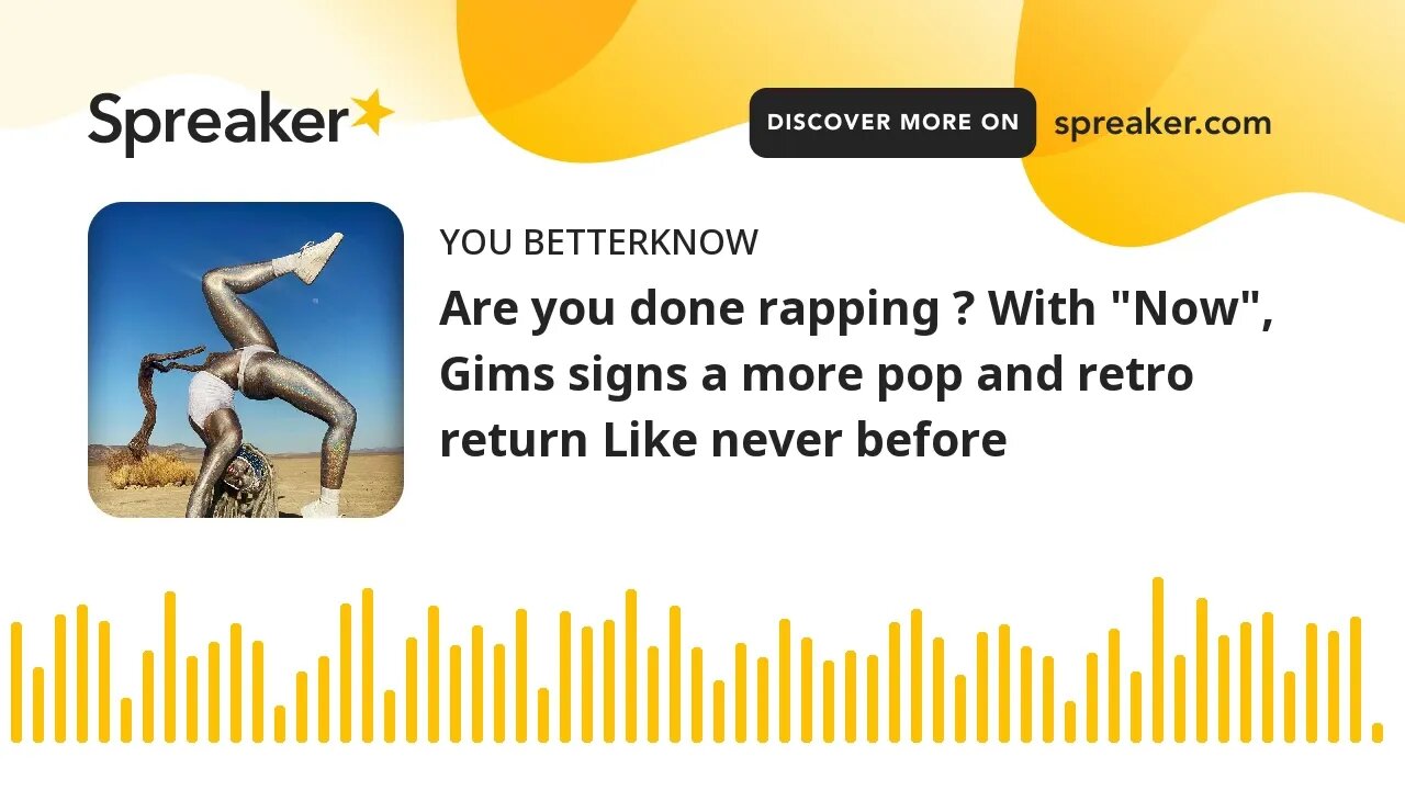 Are you done rapping ? With "Now", Gims signs a more pop and retro return Like never before