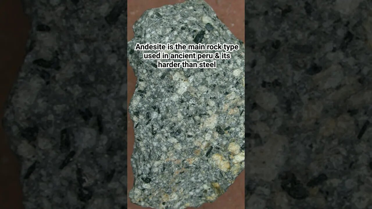 Basaltic Andesite is harder than Steel & #Granite #solardeathray #ancientperu #archaeology #egypt #m