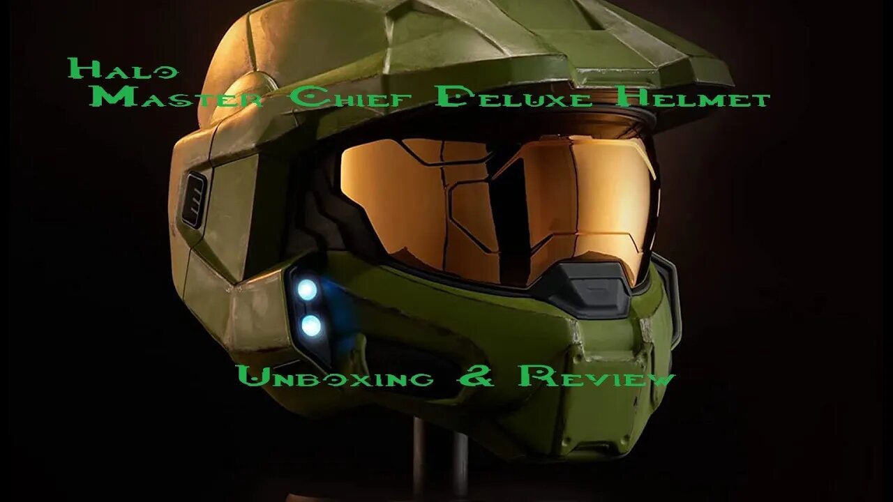 Master Chief Deluxe Helmet unboxing and Review