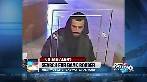 TPD searching for bank robbery suspect