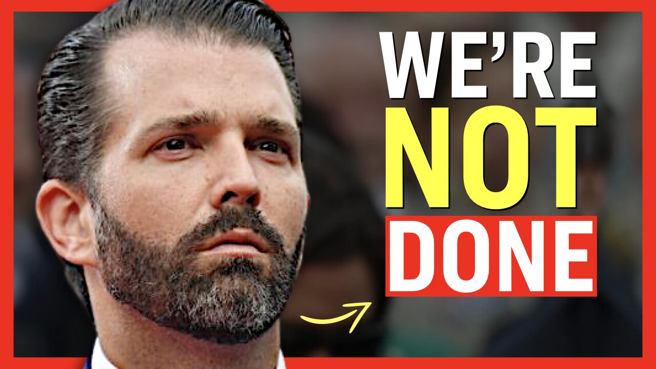 Trump Jr: Here’s What Comes Next for Our Amazing Movement; We're Not Done Yet | Facts Matter