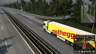 Eurotrucksimulator 2. Mit dem LKW durch Europa Auf der Pro Mod mit guter Musik.