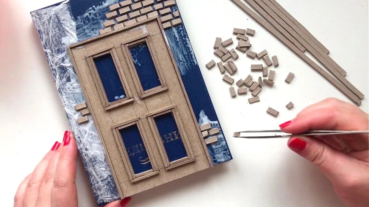 DIY Notepad Decor Idea from cardboard | Diy Notebook Cover