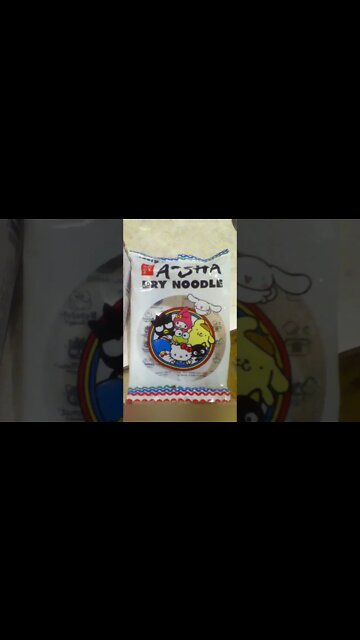 CURIOS for the CURIOUS [78b] : HELLO KITTY AND FRIENDS A-SHA Dry Noodles SANRIO 2021