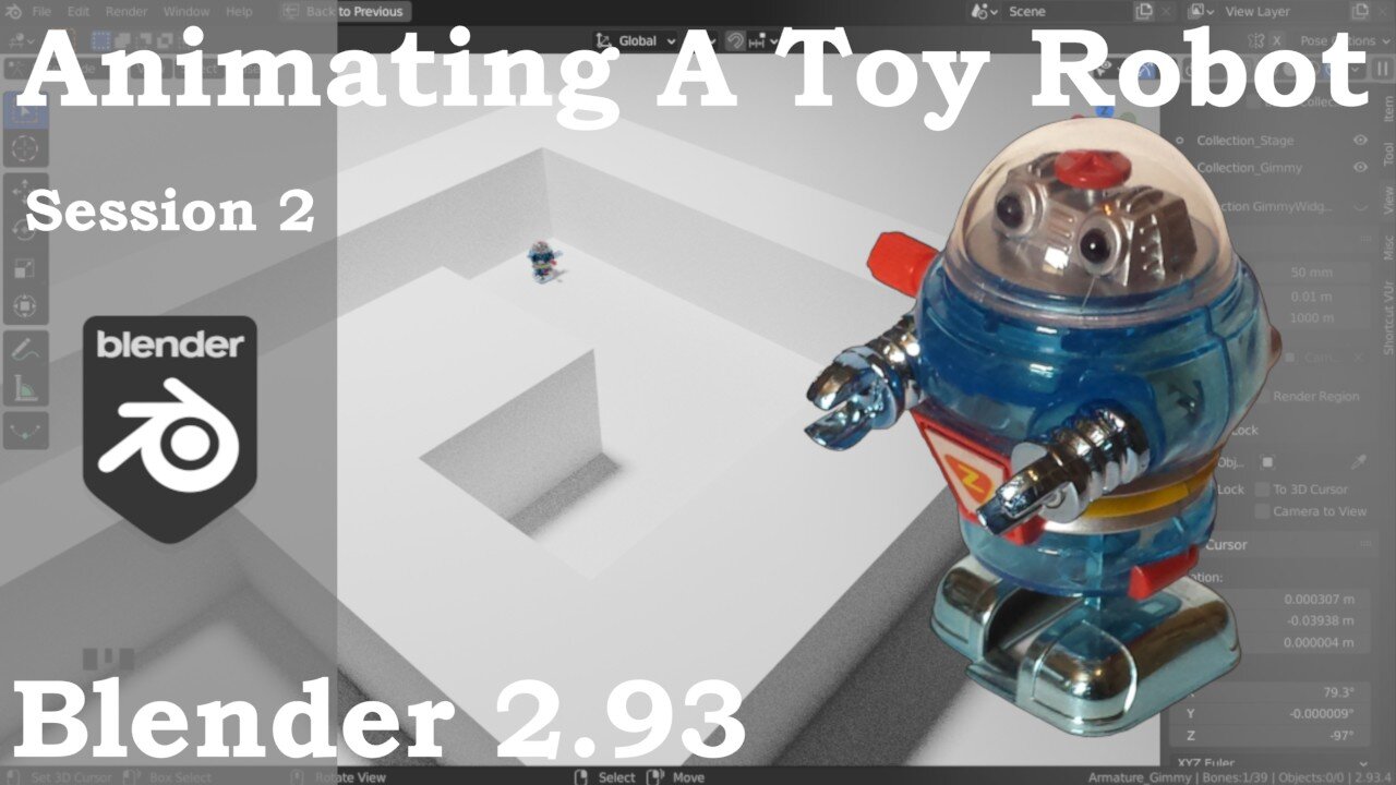 Animating A Toy Robot, Session 2