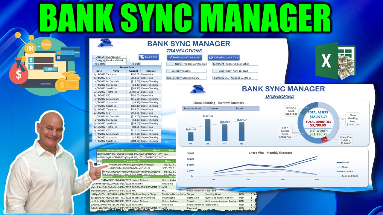 How To Automatically Download Transactions From Your Bank To Microsoft Excel [Free Download]