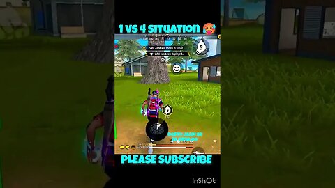 1 vs 4 situation 🥵🥶 can I kill whole squad 🥶 #shorts #freefire #viral #fkg #ffshorts #ff