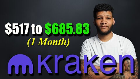 From $517 to $685.83 || Kraken Portfolio Update || 1 Month Update