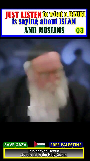 JUST LISTEN to what a RABBI is saying about ISLAM and MUSLIMS 03 #why_islam #whyislam #whatisislam