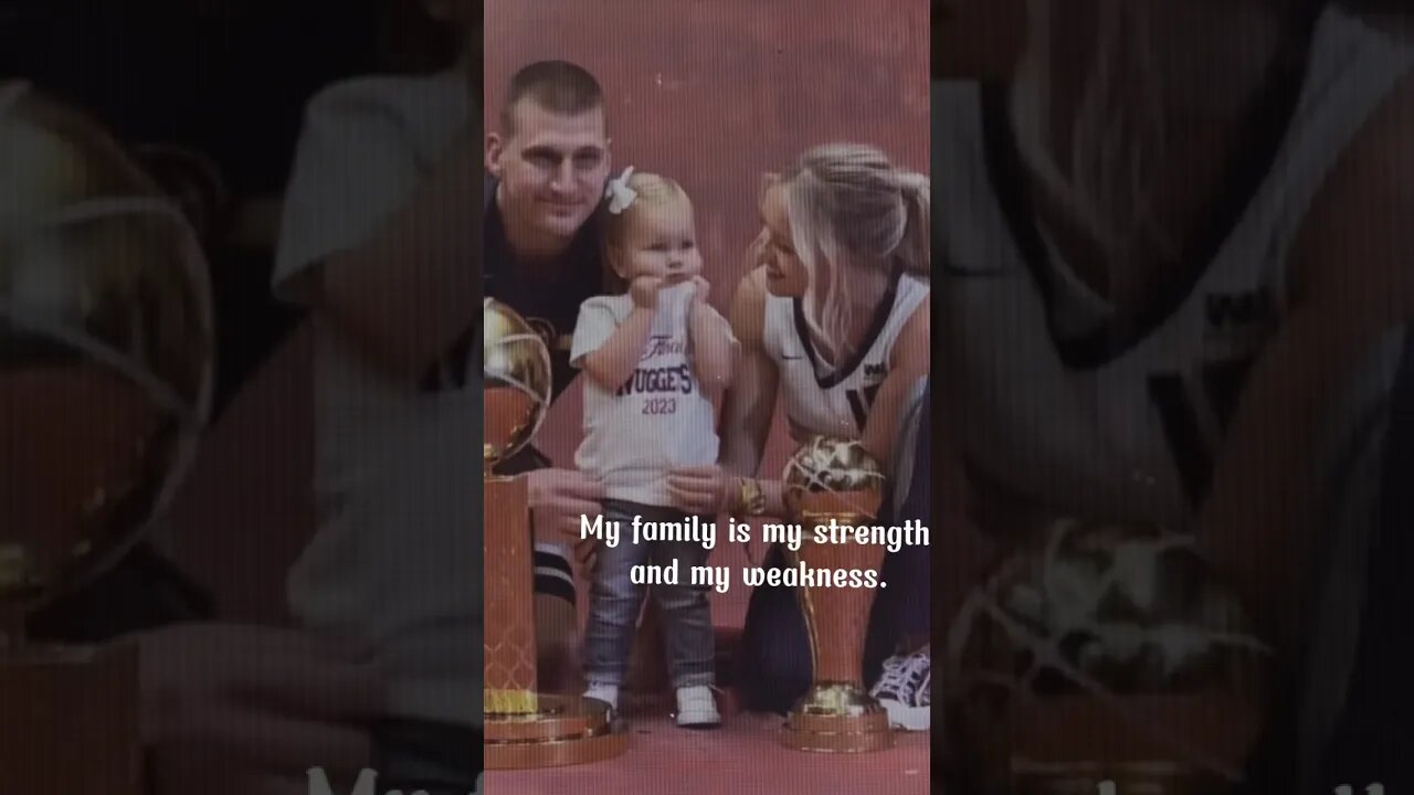 Family is ❤️ #family #love #nikolajokic #nba #nbachamps #mvp