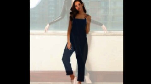 Fashion, fashion trends 2022. new fashion, new models of women's overalls, fashion 2022.