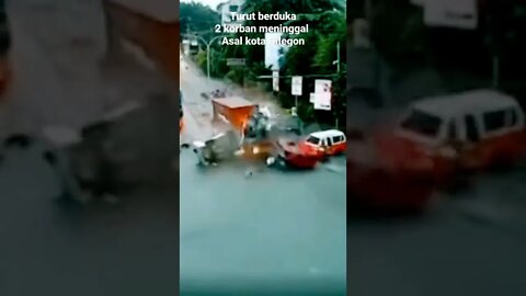 Detik detik Tragedi kecelakaan Balik papan 2022 2orang meninggal dunia #shorts