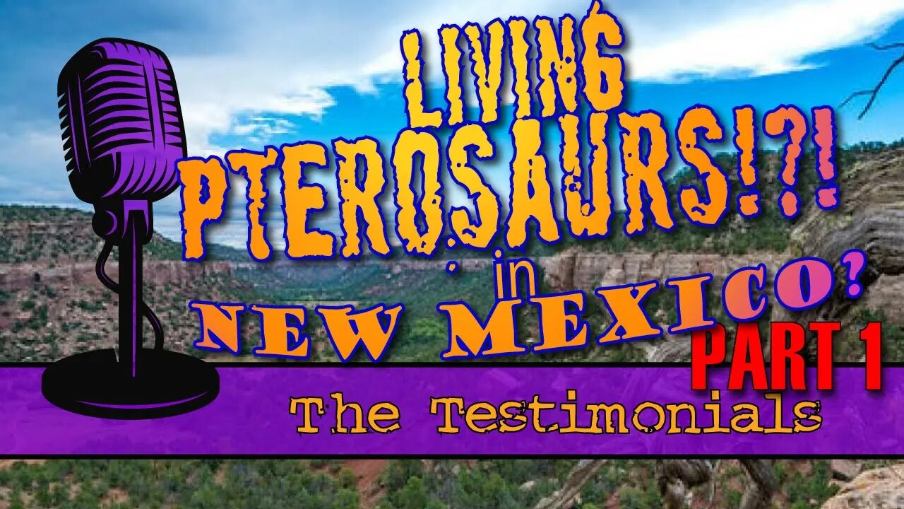 Tres Amigos see a flying Pterosaur while driving in New Mexico. Living Dinosaurs?!?! ¡Ay, caramba!