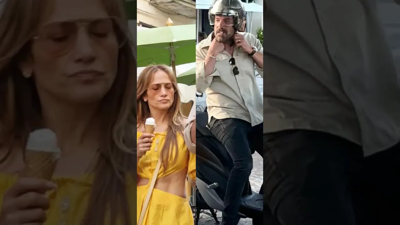 Jennifer Lopez and Ben Affleck Enjoying Their Honeymoon in Italy #shorts #bennifer #jlo