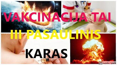 Žmonijos vakcinavimas tai III pasaulinis karas