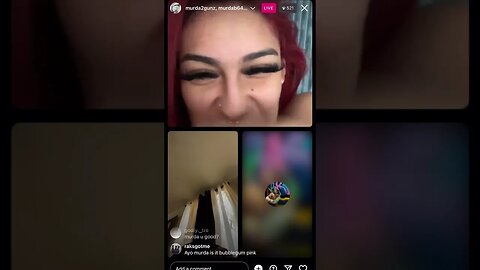 Murda B Instagram Live: Murda B On Live Chatting & Gets Roasted By Her Comment Sections. 28.02.23.