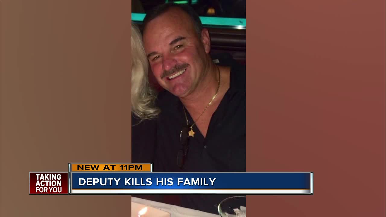 Surveillance video shows deputy in triple murder-suicide was armed outside victim’s condo