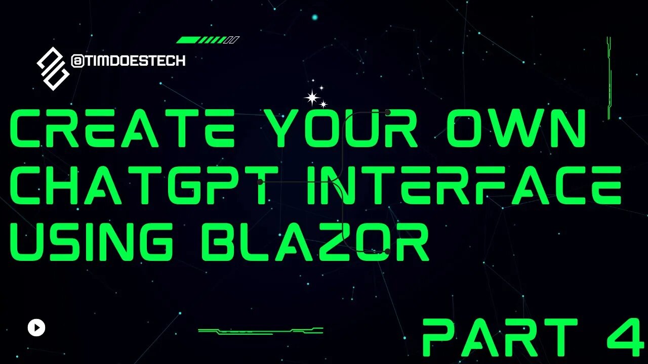 Create your own ChatGPT interface using Blazor - Step By Step [Part 4]