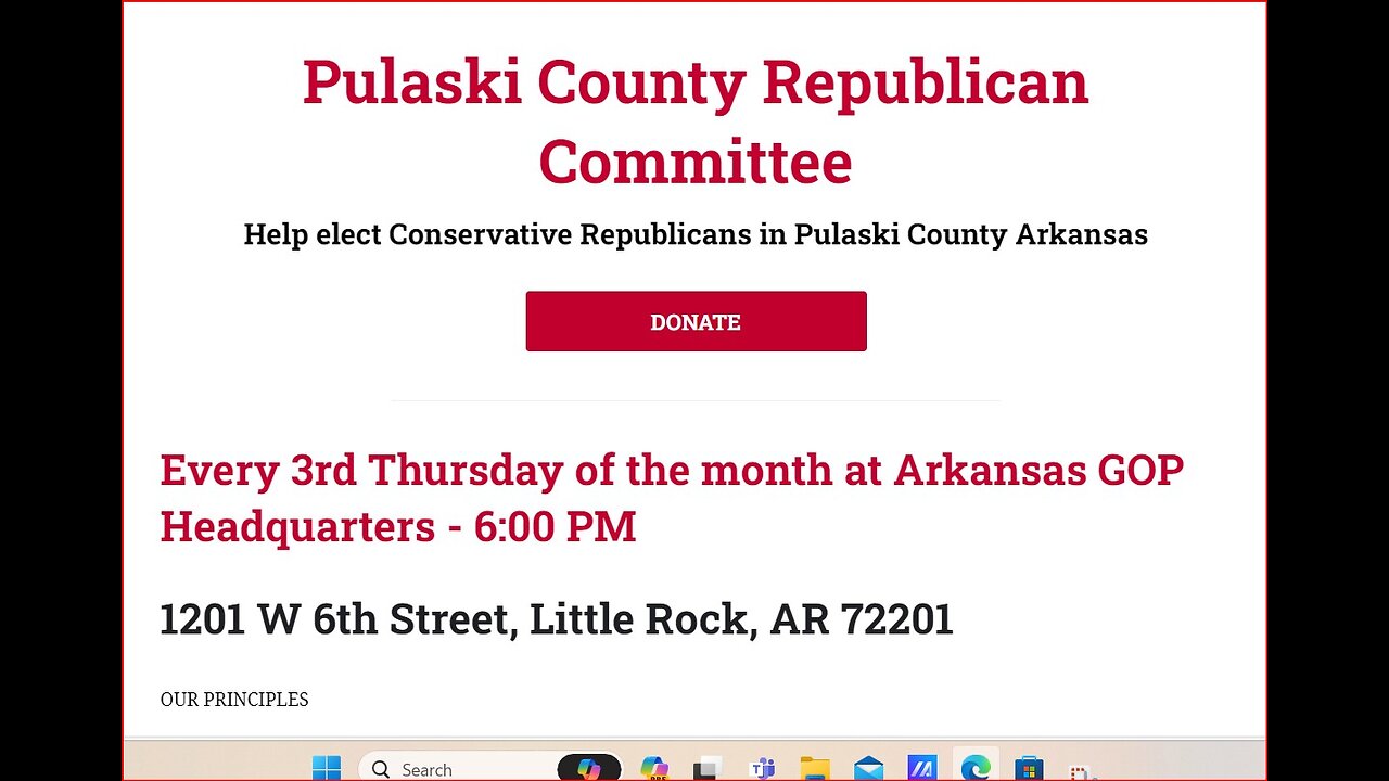 Pulaski County GOP Livestream for February 21524