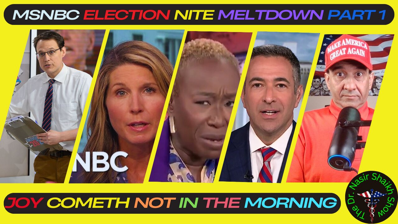 MSNBC Election MELTDOWNS - Things Went From Bad to Worse As HOPEIUM JOY Faded Into The Night PART 1