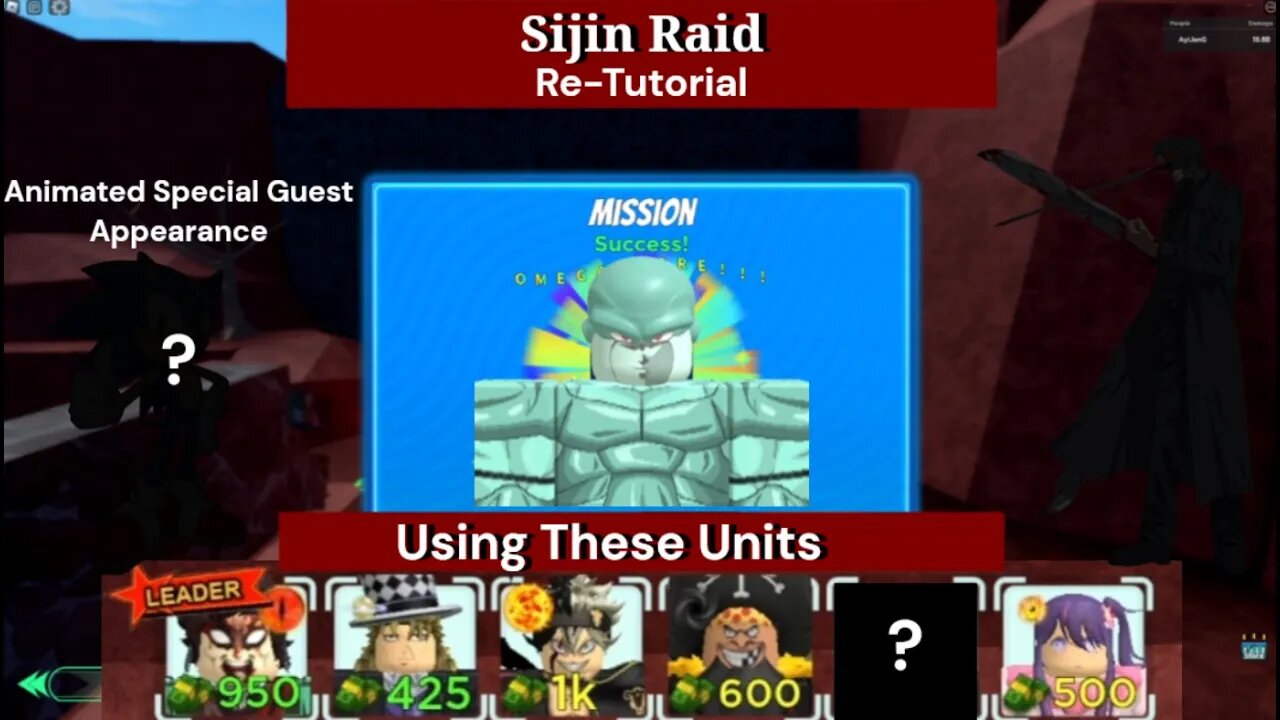 (NEW) How to Solo SIJIN RAID VERY EZ Step by Step Tutorial W/Special Guest Appearance |ASTD |ROBLOX