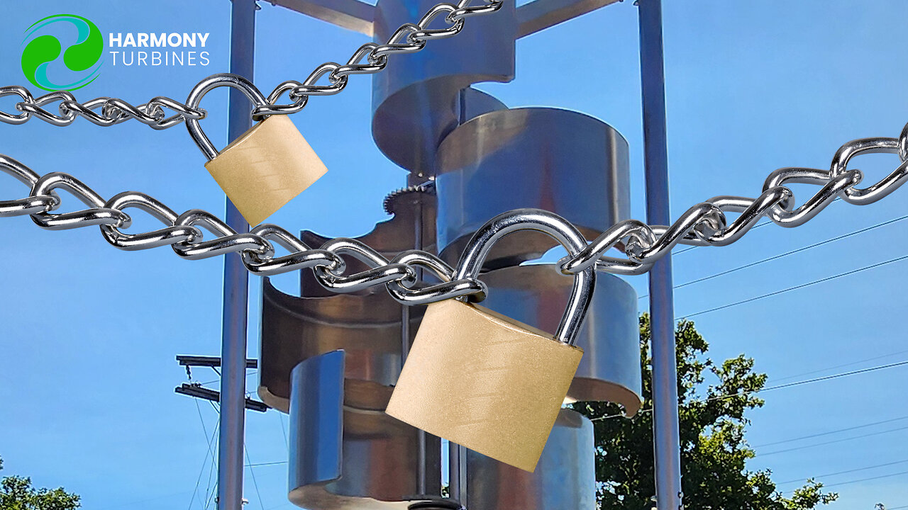 We put our Wind Turbine in CHAINS!