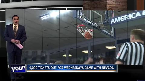 9,000 tickets out for Boise State vs. Nevada