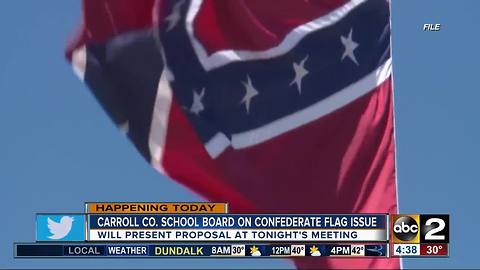 Ban on Confederate items in Carroll County Schools to be discussed