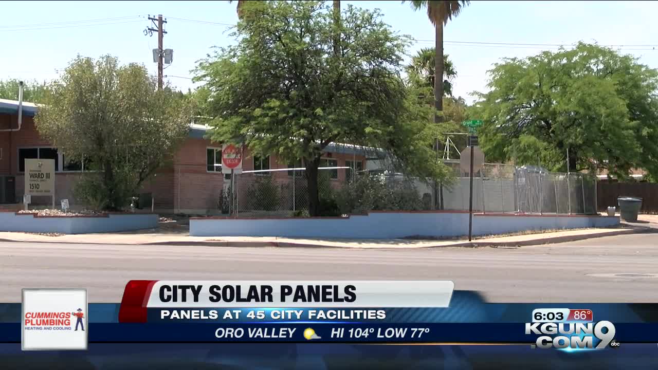 City of Tucson continues installing solar panels throughout various city facilities