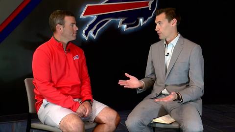 Bills GM Brandon Beane 1-on-1 interview with 7ABC's Joe Buscaglia