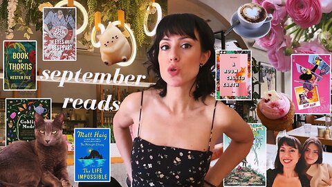september reading vlog | 7 books