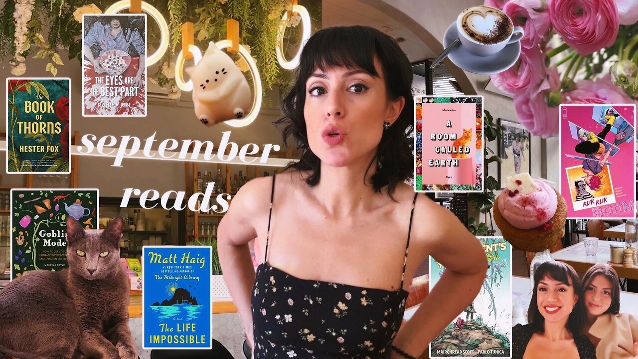 september reading vlog | 7 books