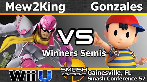 COG MVG|Mew2King (C. Falcon & Cloud) vs. The Great Gonzales (Ness) - Winners Semis - SC57
