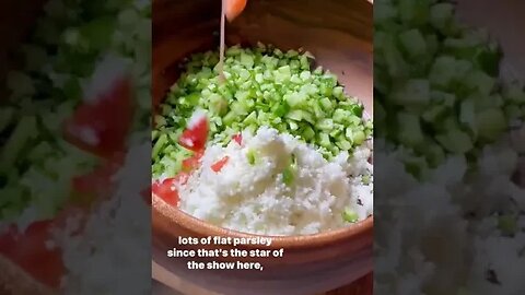 Amazing tabbouleh salad recipe #shorts
