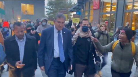 Climate Protesters Harass Sen Manchin