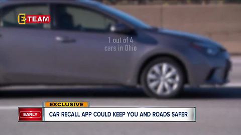 Car recall app