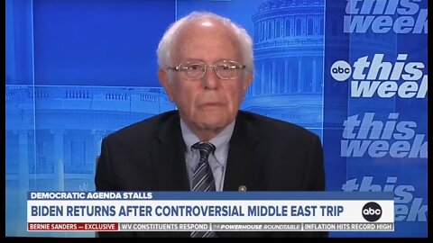 Sen Bernie Sanders Breaks Ranks With Biden On Saudi Arabia Trip