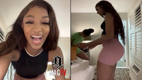 Angel Reese Got The Yamz Out While Unboxing Gifts From Her West Coast Shopping Spree! 🍑