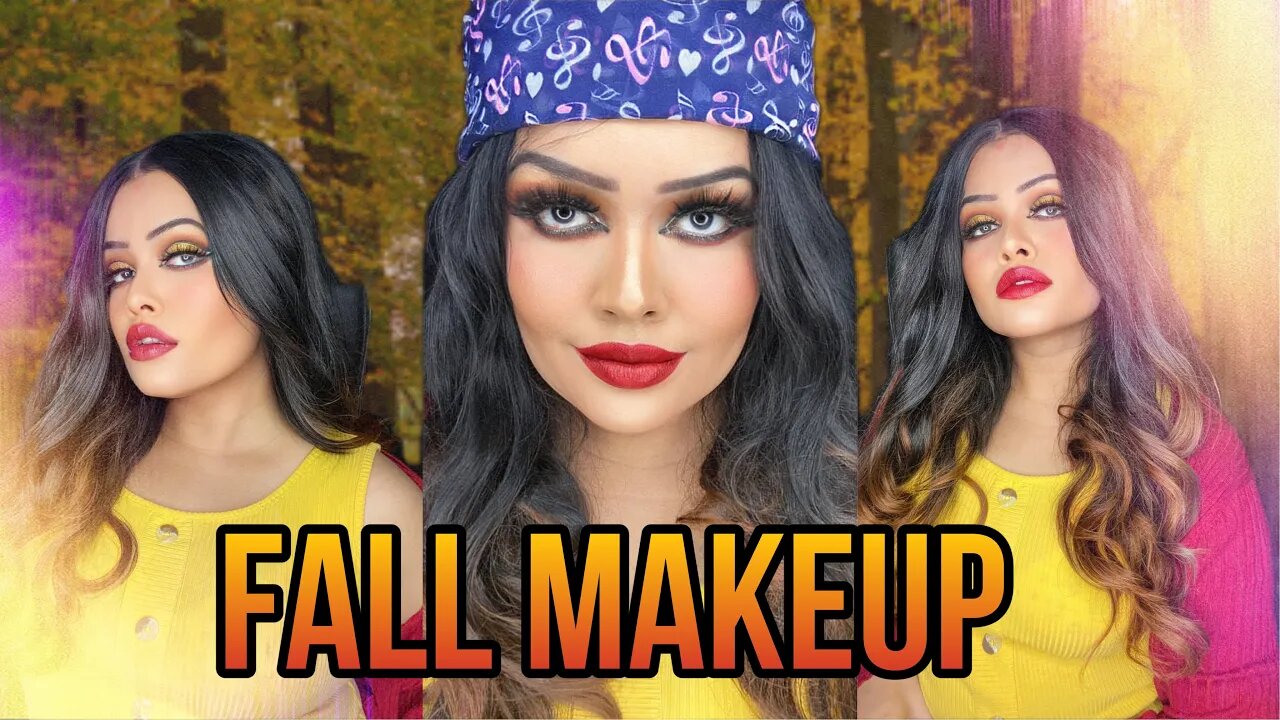 FALL / AUTUMN GLAM MAKEUP TUTORIAL