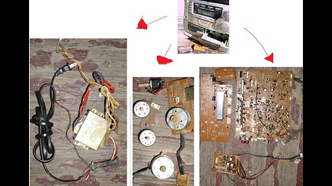 Dissection of a Radio/CD Player/Tape Recorder and Ogling of Luscious Booty