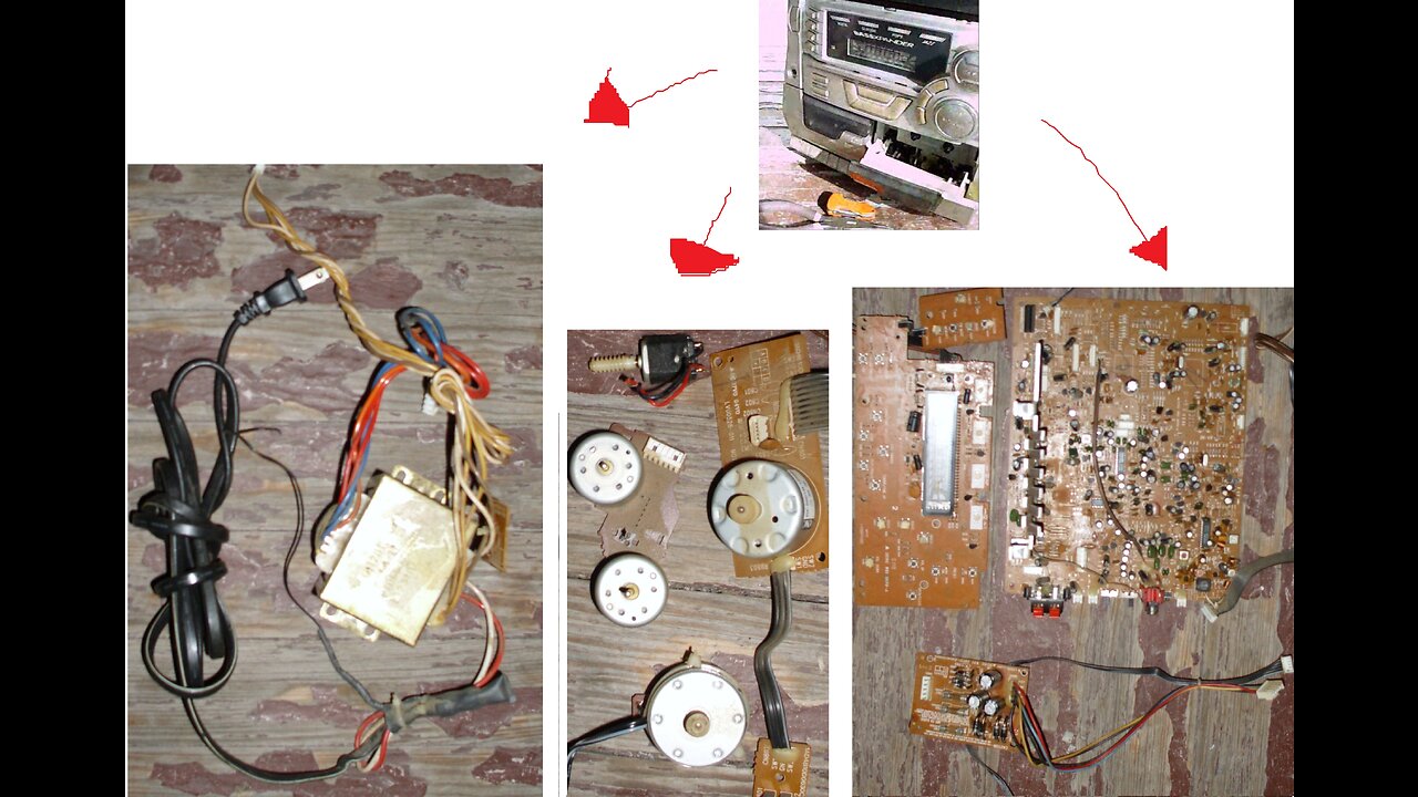 Dissection of a Radio/CD Player/Tape Recorder and Ogling of Luscious Booty