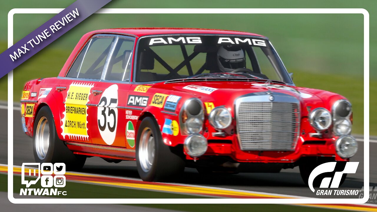 Mercedes-Benz 300 SEL AMG | Gran Turismo 7 | Max Tune Review | Tokyo Circuit