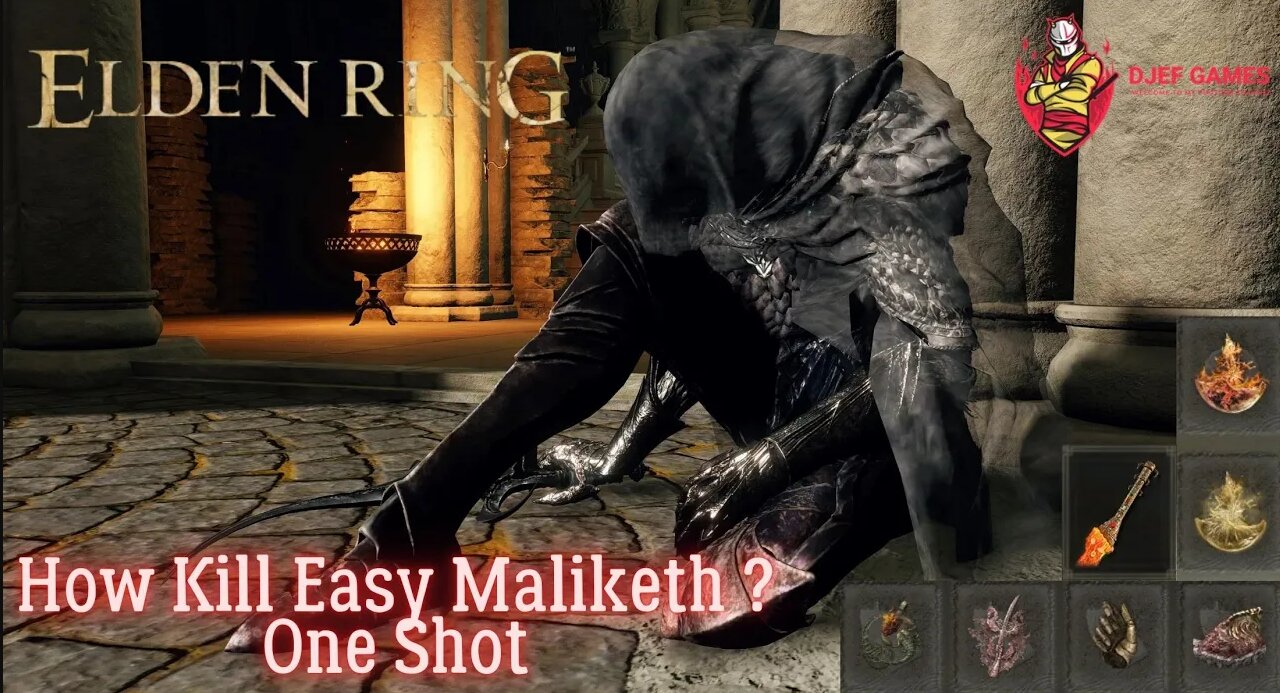 Elden Ring, How Kill Easy Maliketh, One Shot, Elden Ring Builds