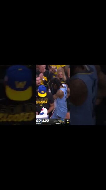 Ja Morant is HURT by the Warriors😳 #shorts