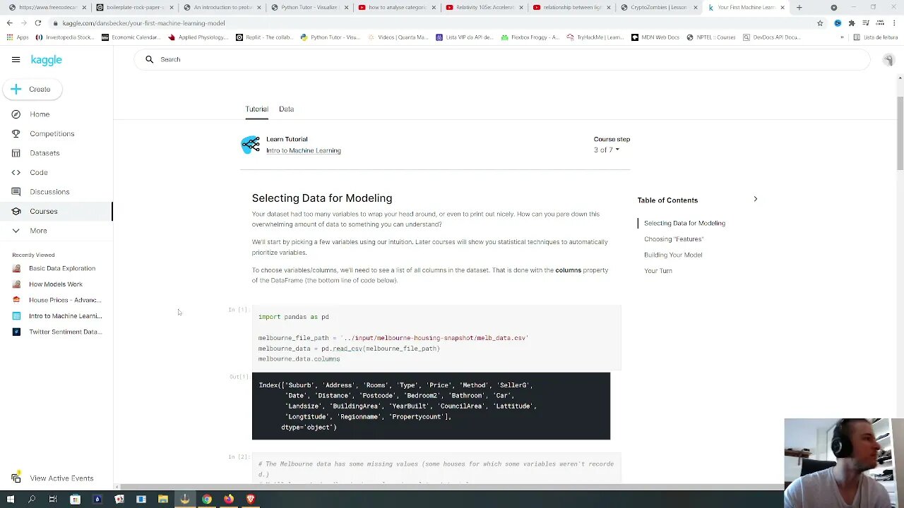 Intro Machine Learning Kaggle course