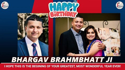 Happy Birthday to Bhargav Brahmbhatt Ji 🎂