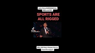 ALL SPORTS ARE RIGGED, JUST BREAD & CIRCUSES TO DISTRACT🙄